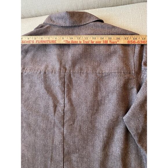 Relativity Women Jacket Womens Plus Size 1X Brown Zip Up Lightweight Sports Coat - Picture 12 of 12